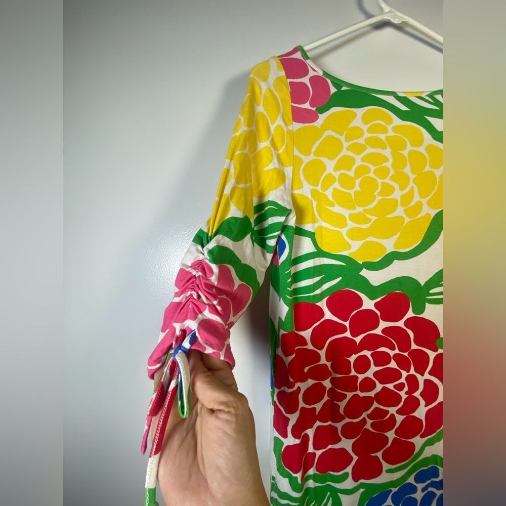 Lilly Pulitzer Vibrant Floral Long Sleeve Dress - Picture 2 of 6